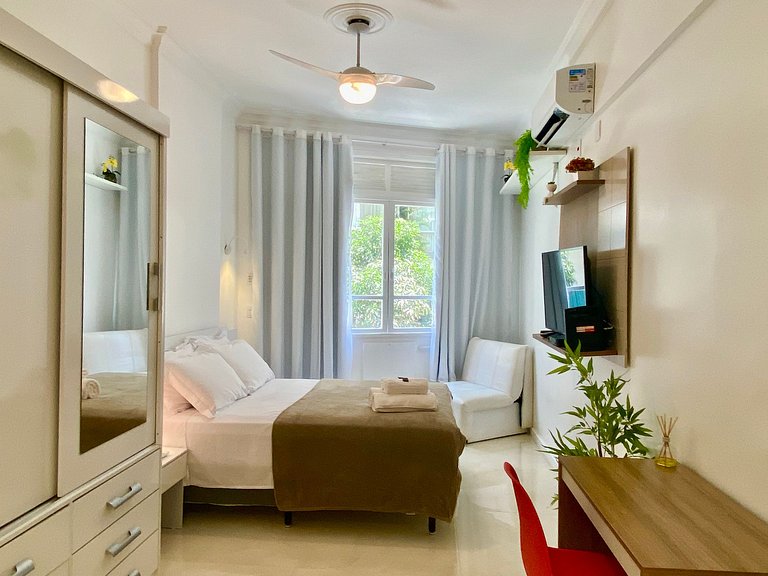 M30 - Flat a 3 minutos da praia de Copacabana