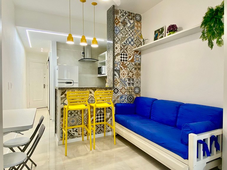 M30 - Flat a 3 minutos da praia de Copacabana