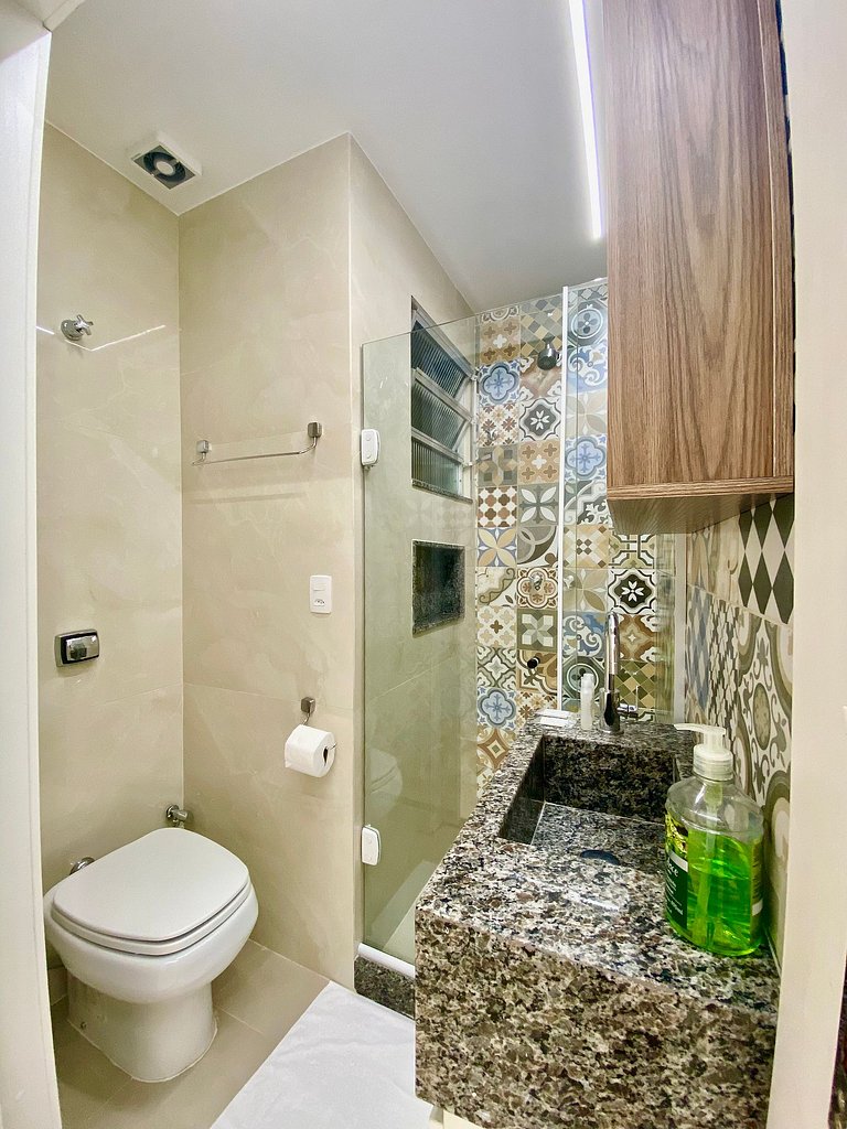 M30 - Flat a 3 minutos da praia de Copacabana