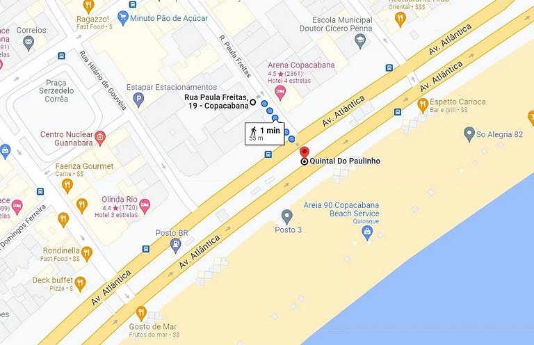 PF21 - Apto a 1 minuto da praia de Copacabana