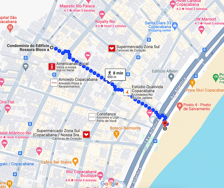 CR50 - Apto bem perto da praia de Copacabana