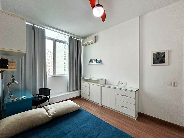 PL50 - Apto 3 quartos perto da Praia de Copacabana