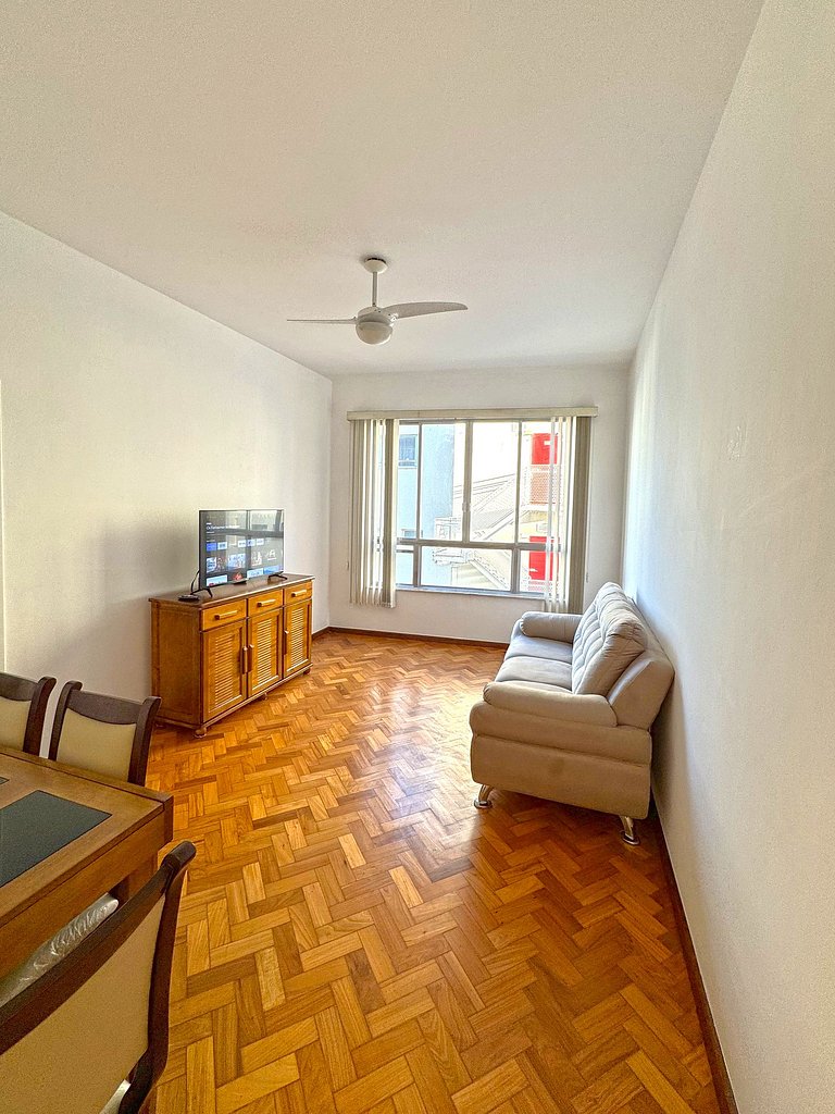 DF81 - Apto vista do mar 4 min praia de Copacabana