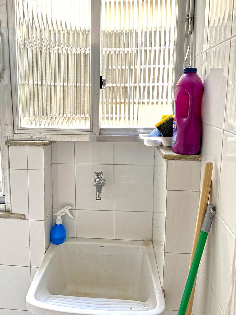 DF81 - Apto vista do mar 4 min praia de Copacabana