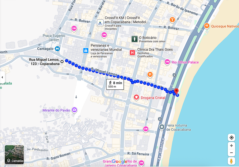 EP13 - Apto 3 quartos perto da praia de Copacabana